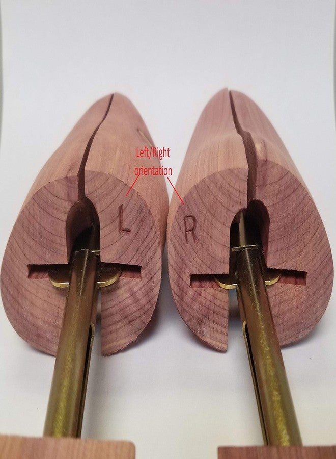 Woodlore Women’s Cedar Wood Shoe Trees (2 Pairs) Adjustable, Aromatic, USA Made (Medium Fits Sizes 8-9.5) - Image 2